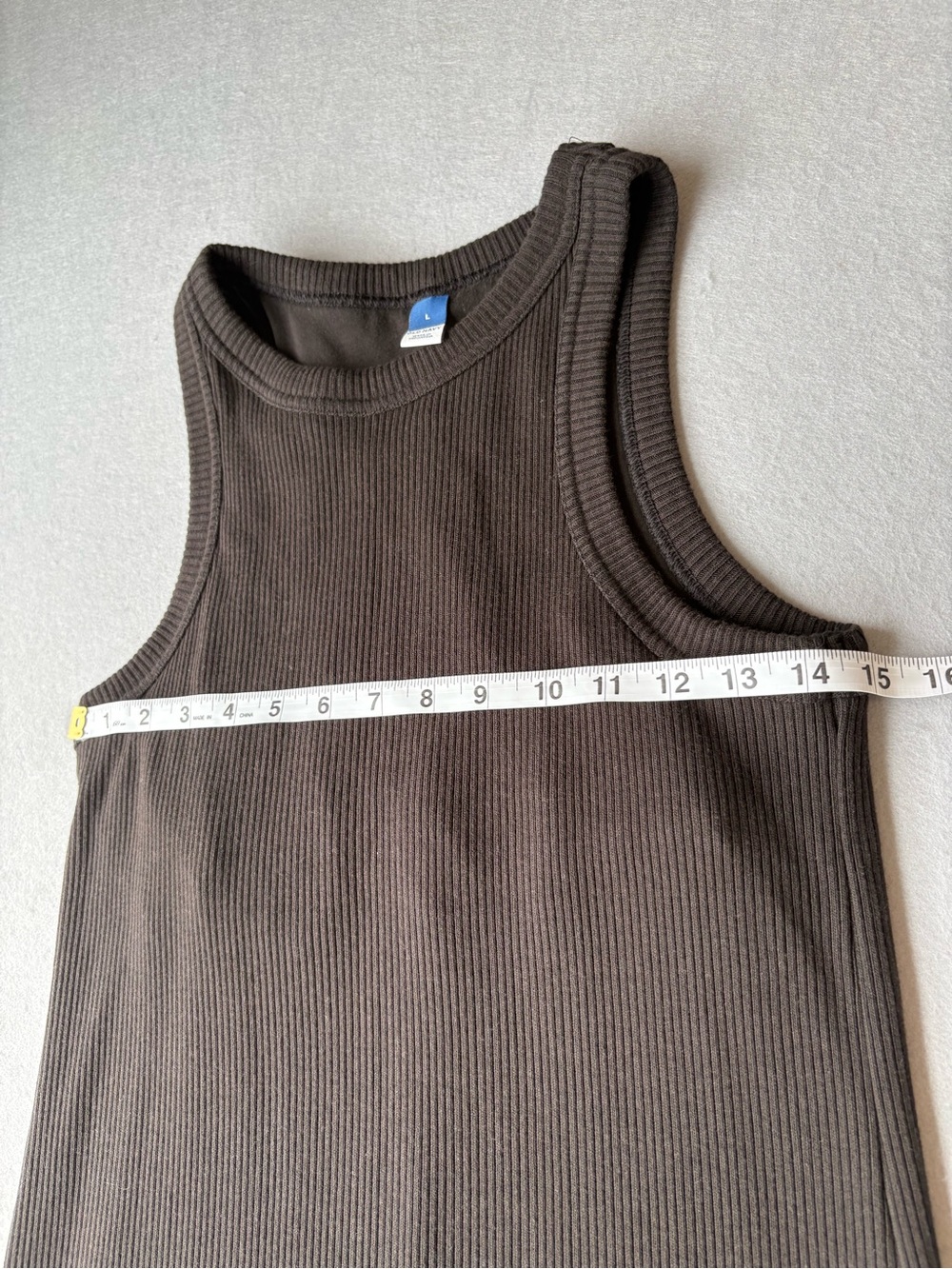 Old Navy Black Sleeveless Racerback Ribbed Maxi Dress Sz L Shelf Bra Easy Summer - Picture 8 of 10